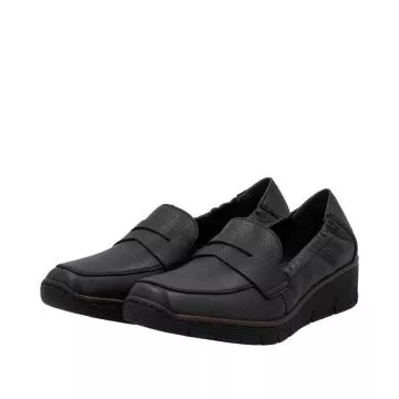 Mokasyny RIEKER 53797-00 black