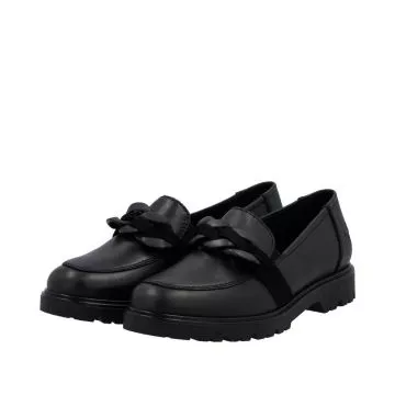 Mokasyny RIEKER 45566-00 black