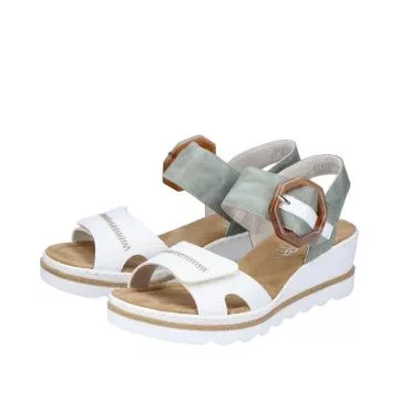 Sandały RIEKER 67476-81 white