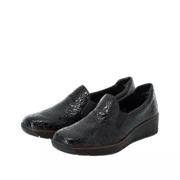 Mokasyny RIEKER 53766-45 grey