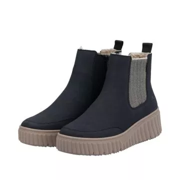 Botki RIEKER N2553-14 blue