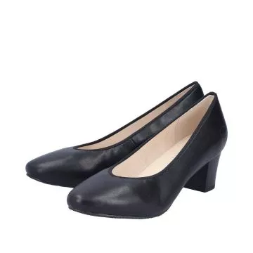 Czółenka RIEKER 44650-01 black