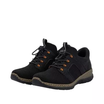 Półbuty RIEKER N32G4-00 black