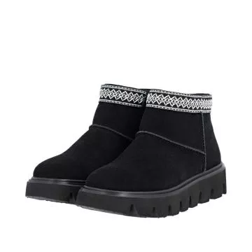 Botki RIEKER W2074-00 black