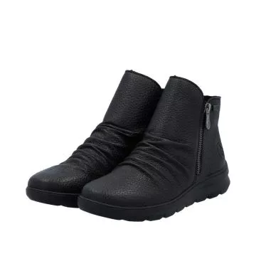 Botki RIEKER Z0056-00 black