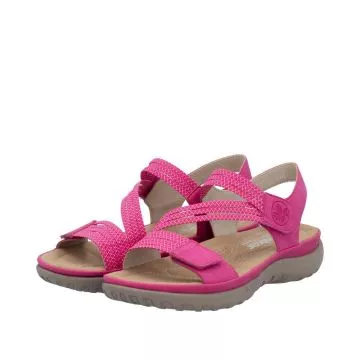Sandały RIEKER 64870-31 pink