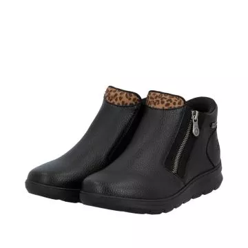 Botki RIEKER Z0059-00 black