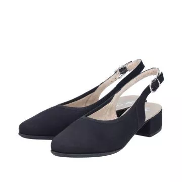 Czółenka RIEKER 47060-00 black
