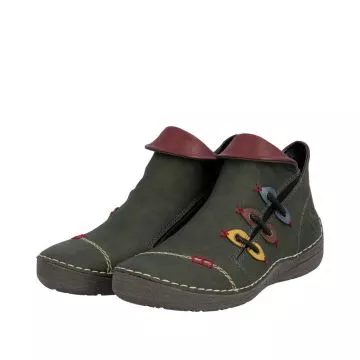 Botki RIEKER 72581-54 green