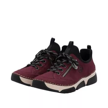 Półbuty RIEKER 45973-36 red