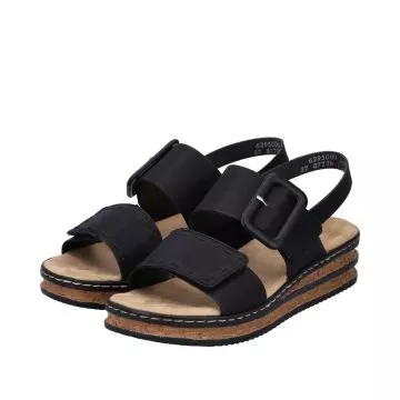 Sandały RIEKER 62950-00 black