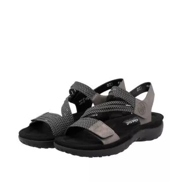 Sandały RIEKER 64870-42 grey
