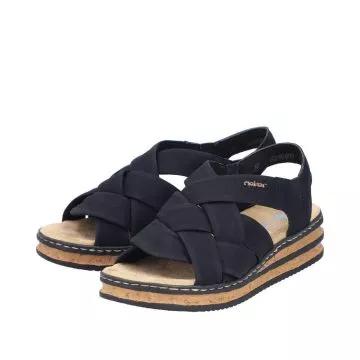 Sandały RIEKER 62908-00 black