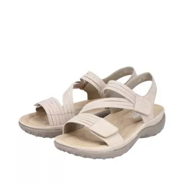 Sandały RIEKER 64870-62 beige
