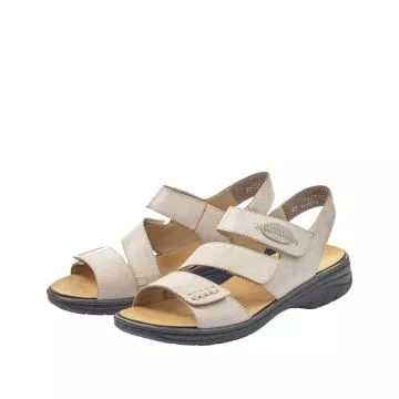Sandały RIEKER 64573-62 beige