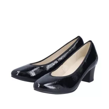 Czółenka RIEKER 44650-02 black