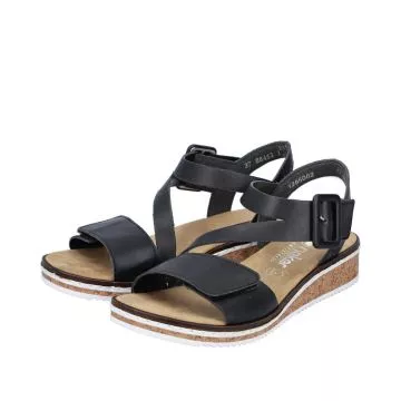 Sandały RIEKER V3660-02 black