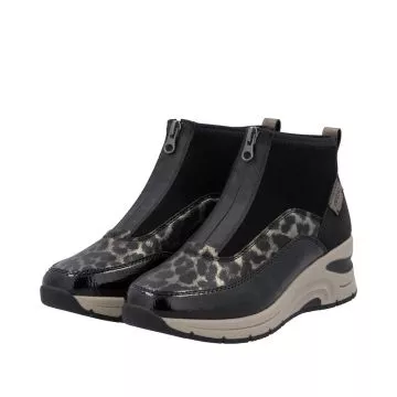 Botki RIEKER N9362-00 black