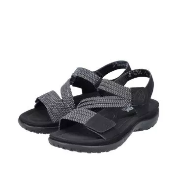 Sandały RIEKER 64870-00 black
