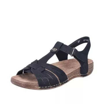 Sandały RIEKER 61461-00 black