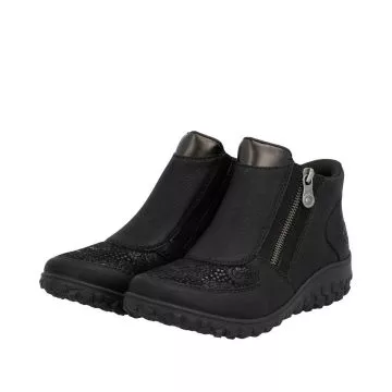 Botki RIEKER 59558-00 black