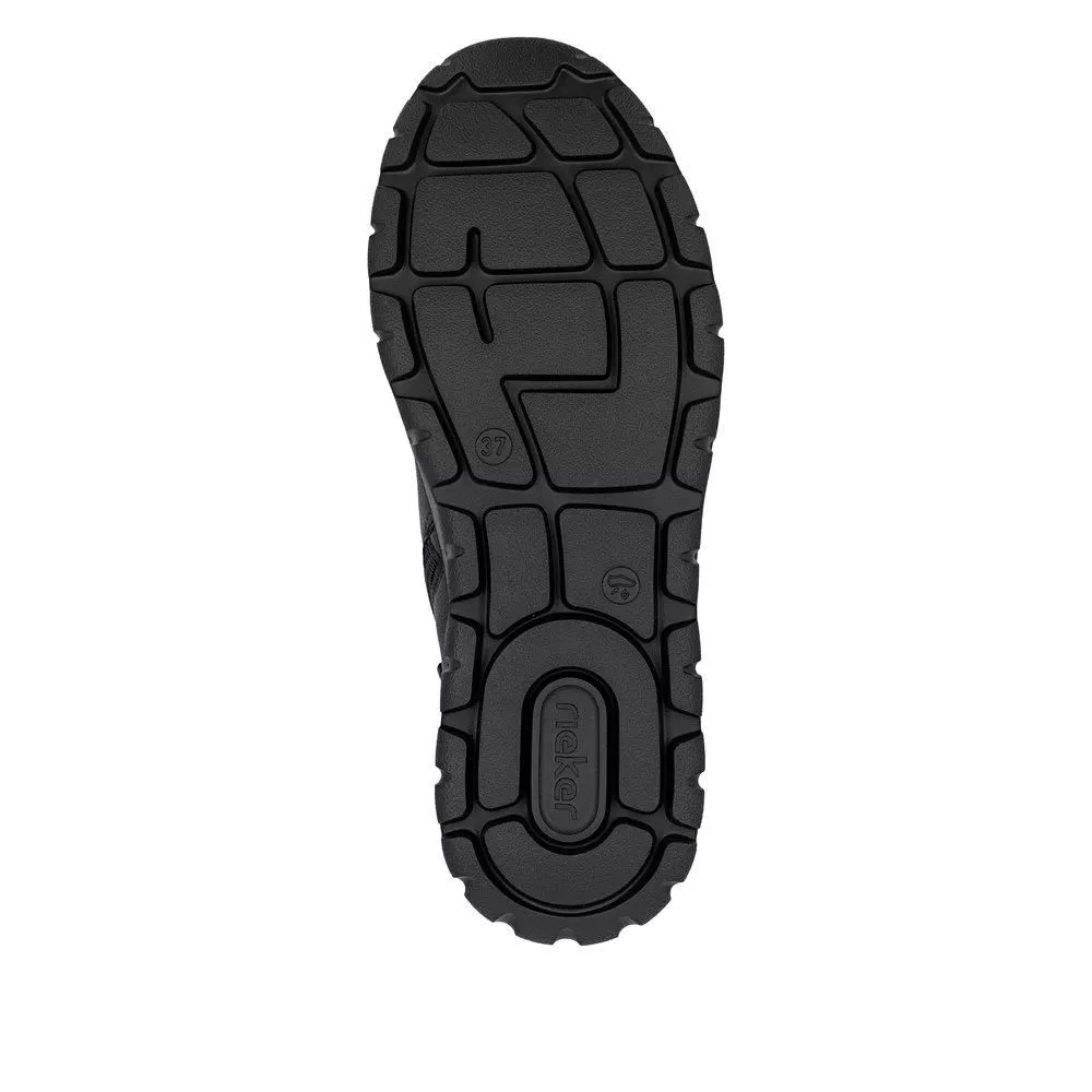 Półbuty RIEKER N1331-00 black