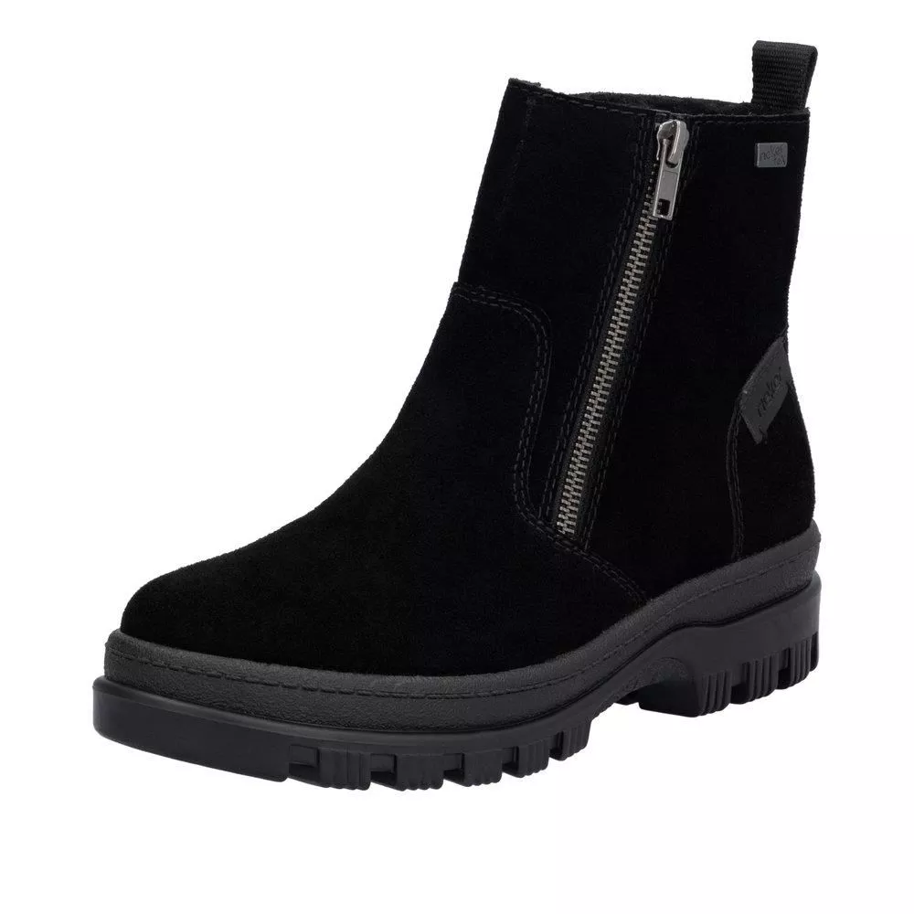 Botki RIEKER X8251-00 black