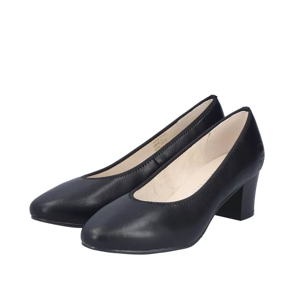 Czółenka RIEKER 44650-04 black