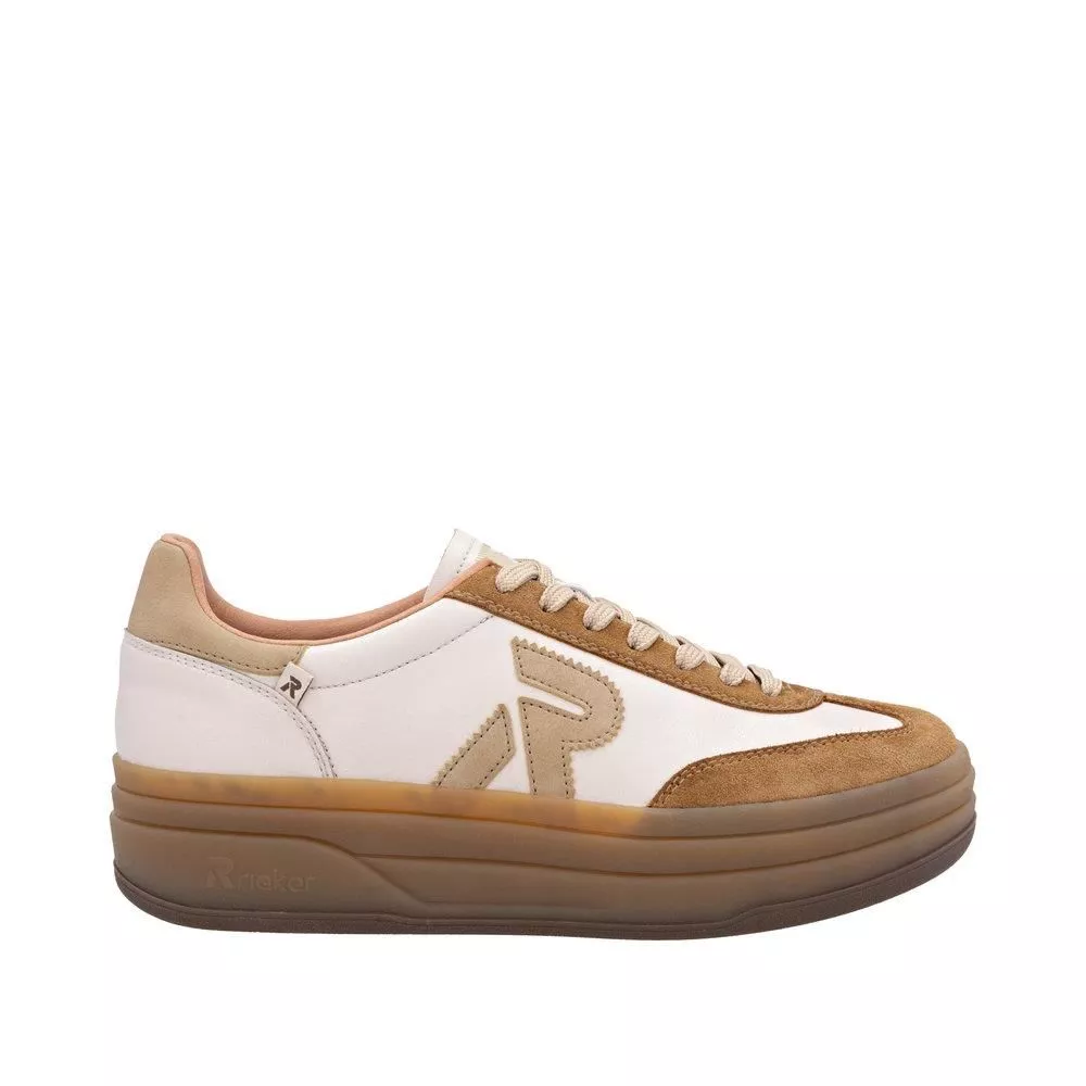 Półbuty RIEKER W3700-62 beige