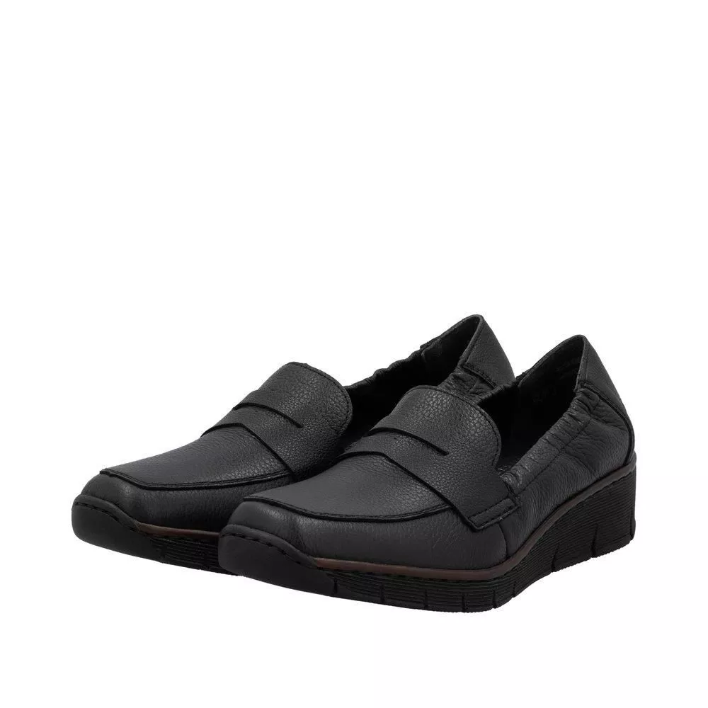 Mokasyny RIEKER 53797-00 black