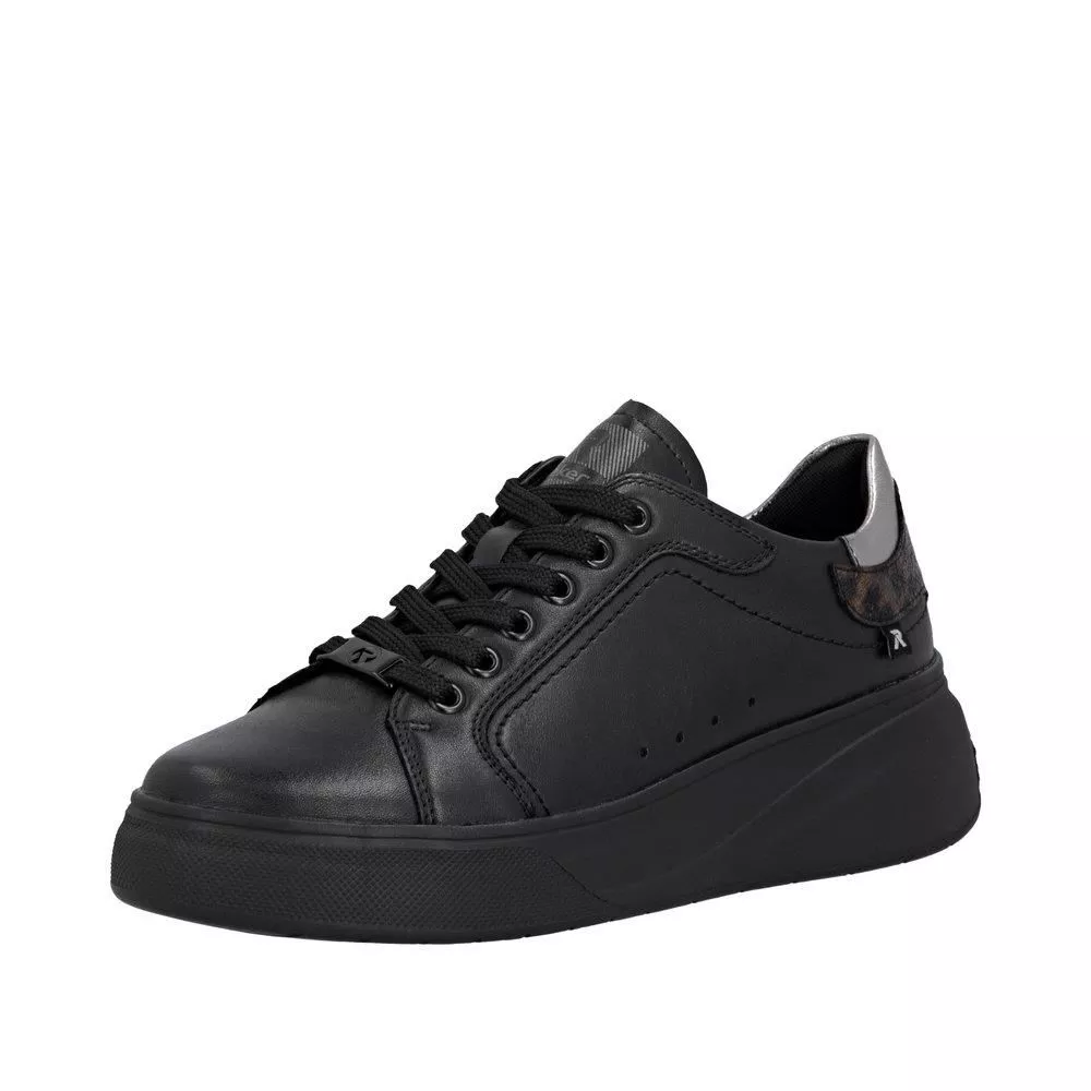 Półbuty RIEKER W2303-00 black