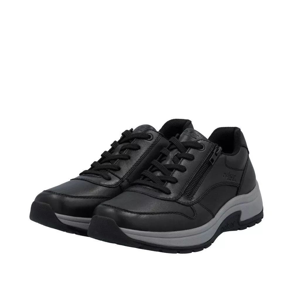 Półbuty RIEKER 11002-00 black