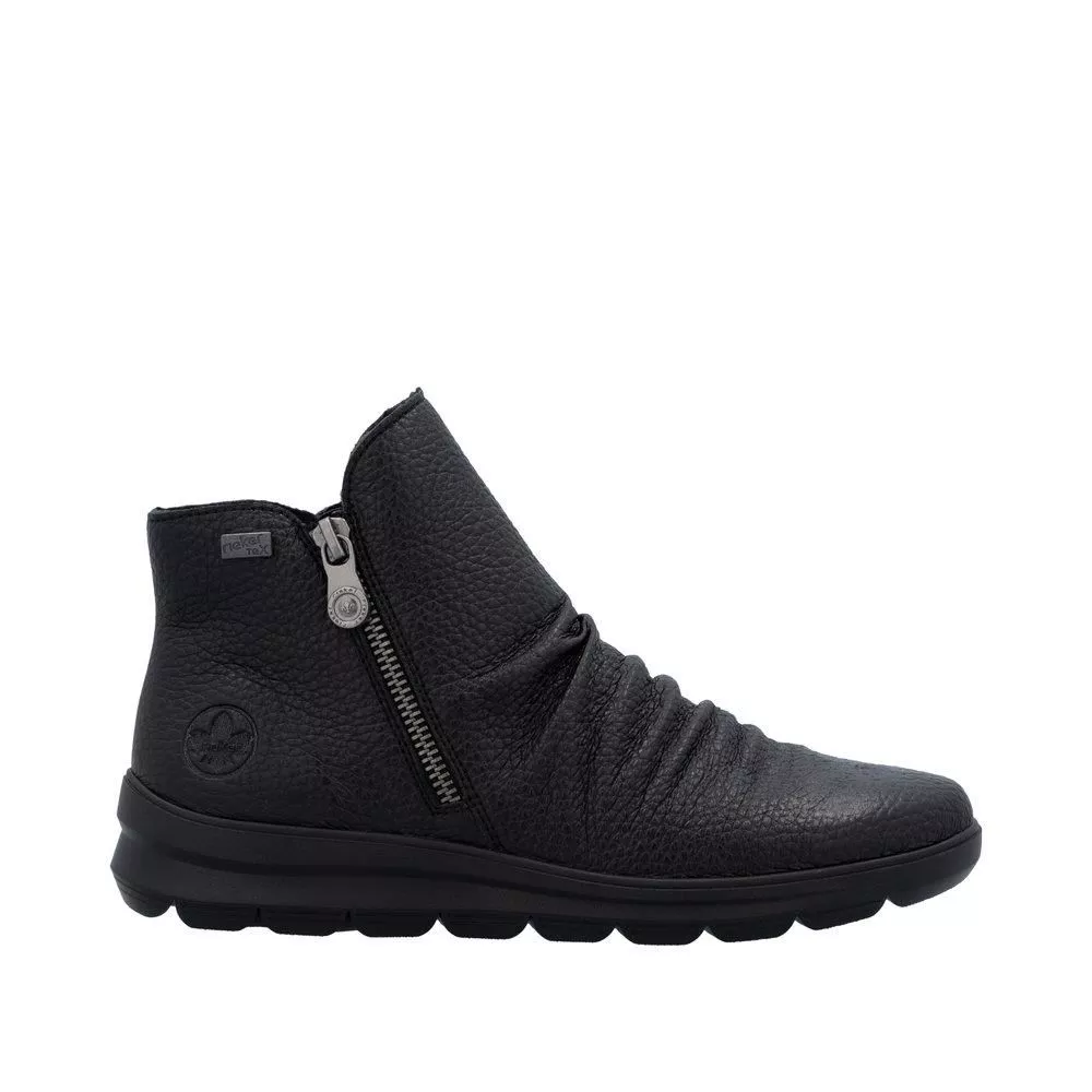 Botki RIEKER Z0056-00 black