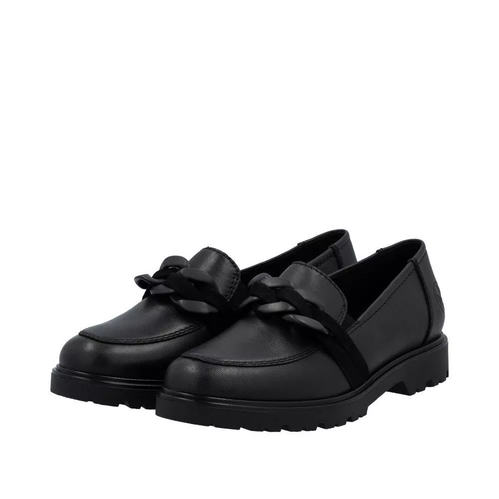 Mokasyny RIEKER 45566-00 black