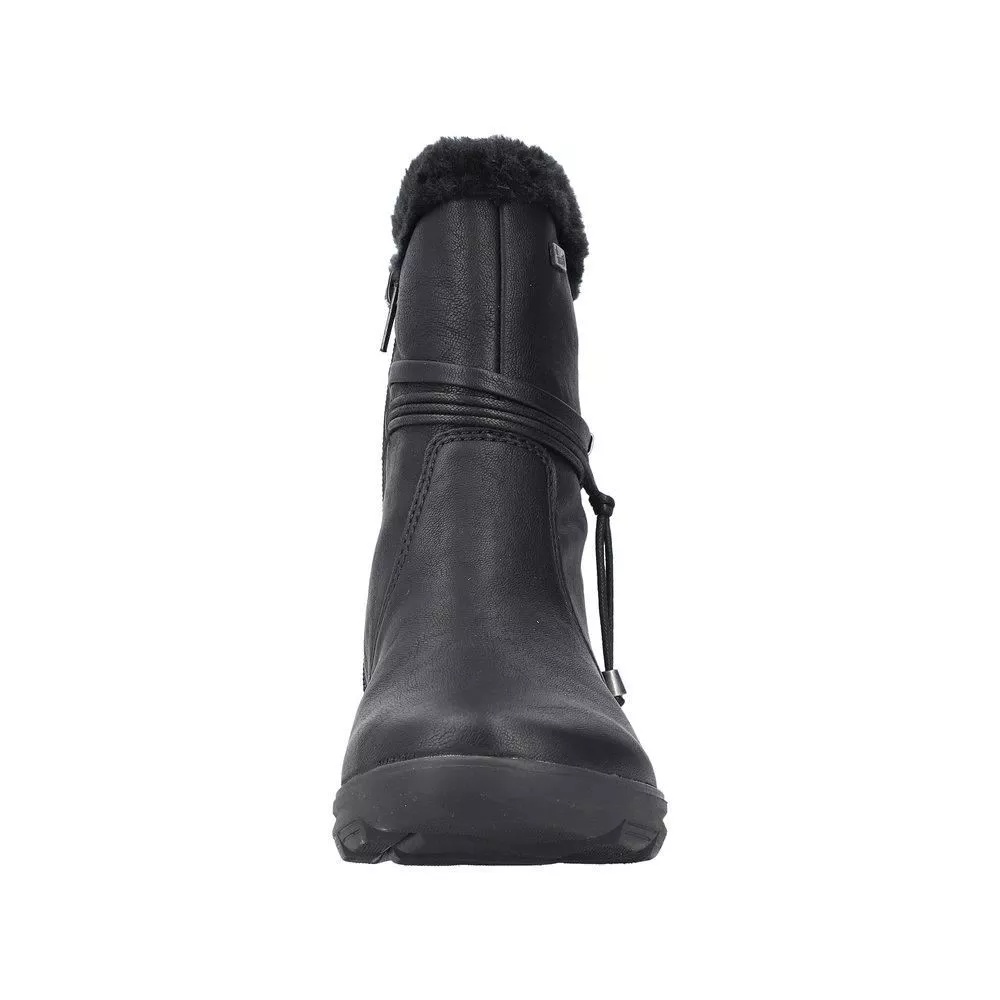 Botki RIEKER Z0070-00 black