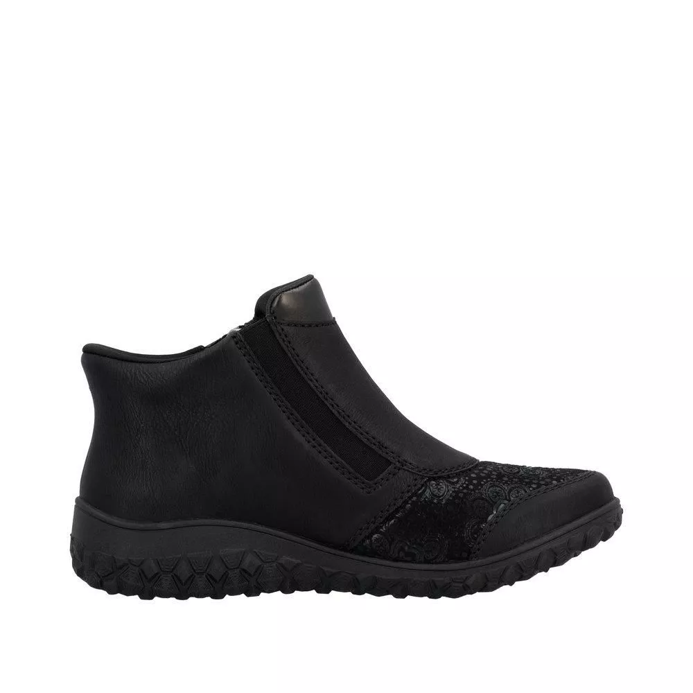 Botki RIEKER 59558-00 black