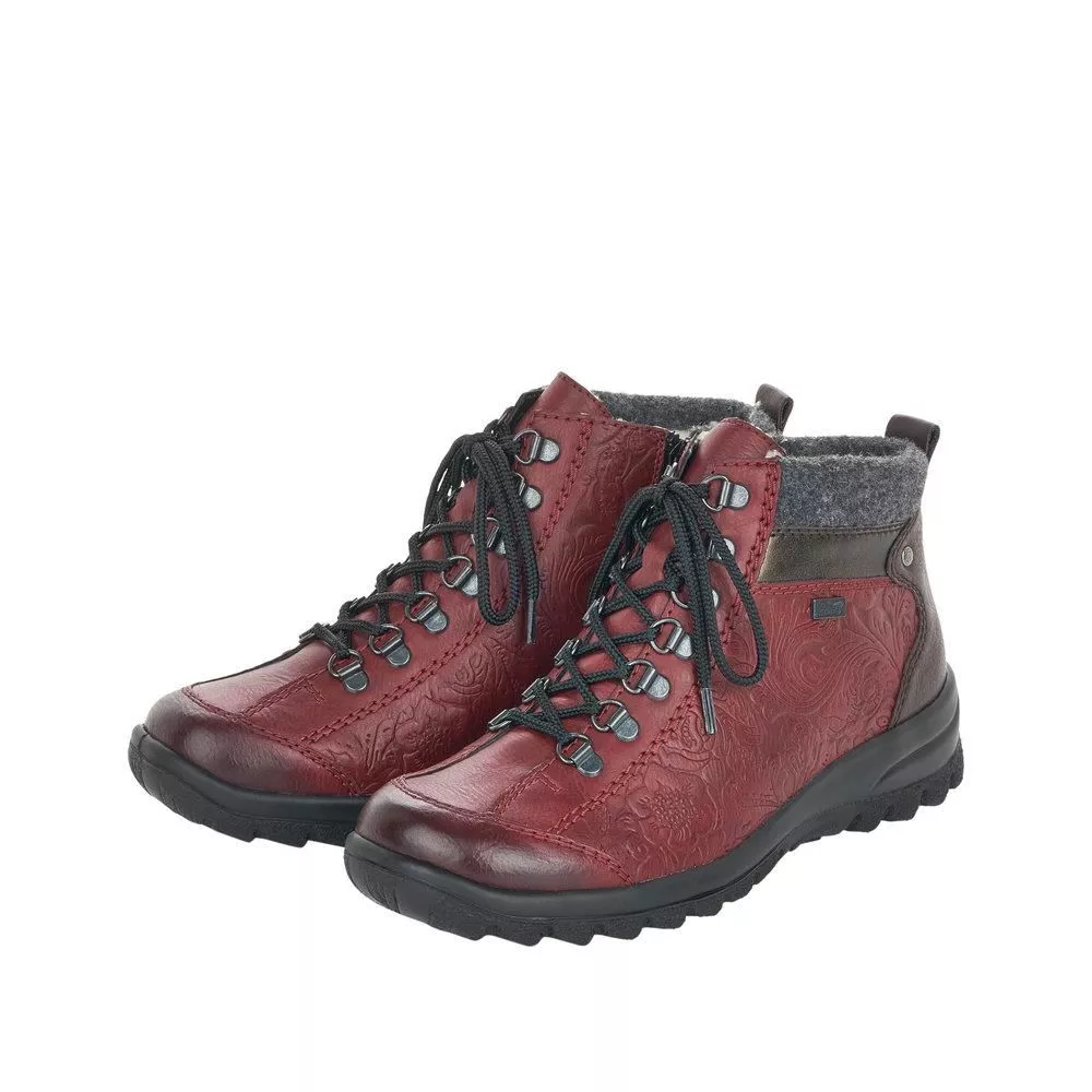 Trzewiki RIEKER L7144-35 red