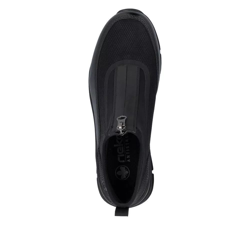 Półbuty RIEKER 48053-00 black