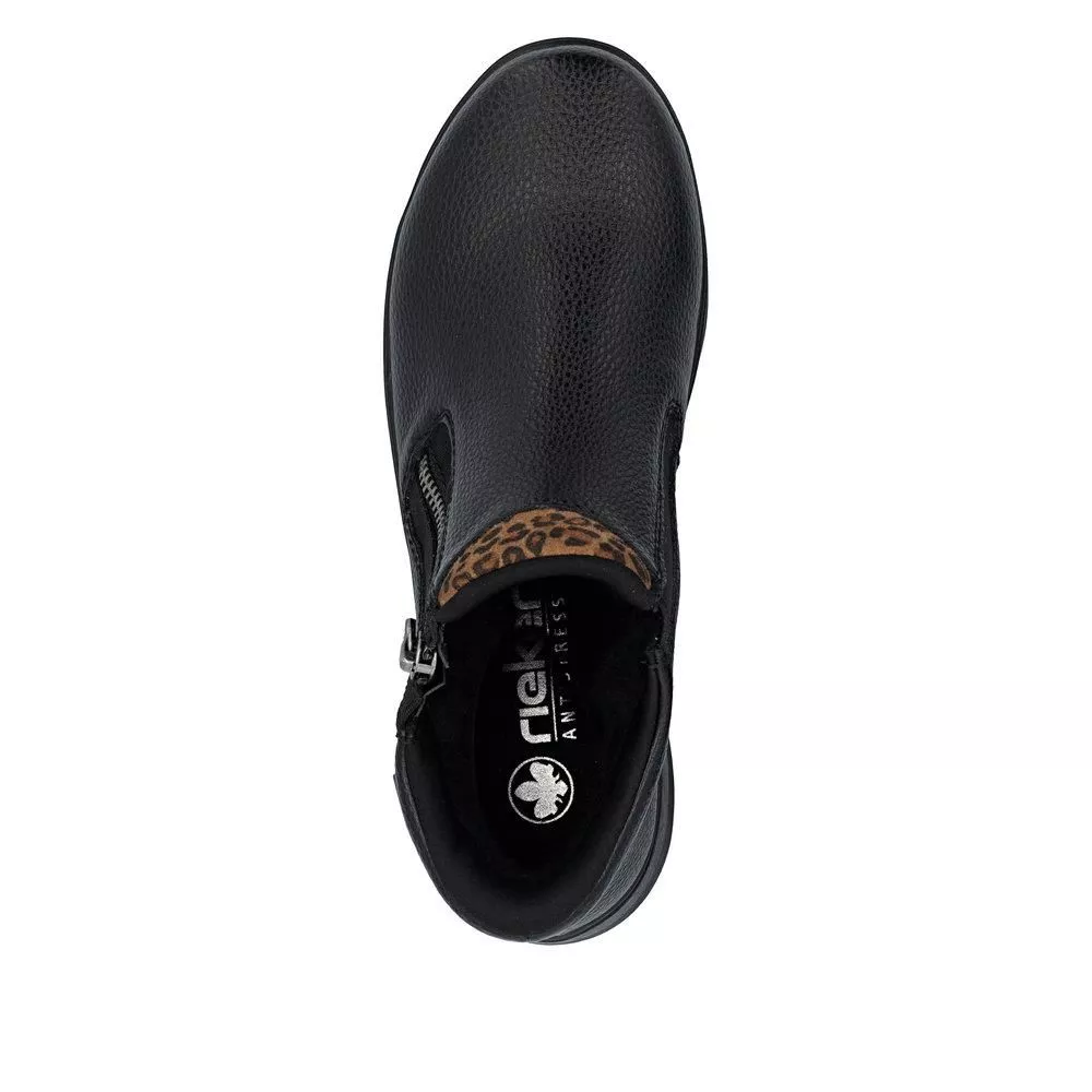 Botki RIEKER Z0059-00 black