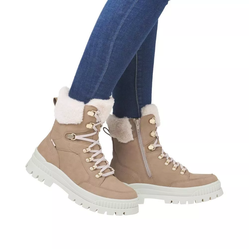 Trzewiki RIEKER W2174-20 beige