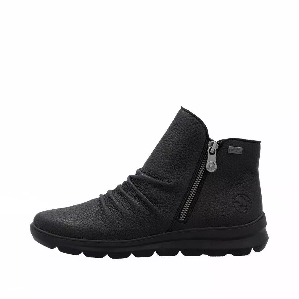 Botki RIEKER Z0056-00 black