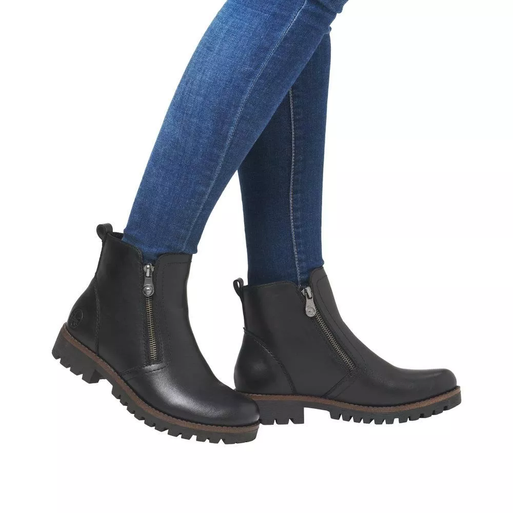 Botki RIEKER 78556-00 black