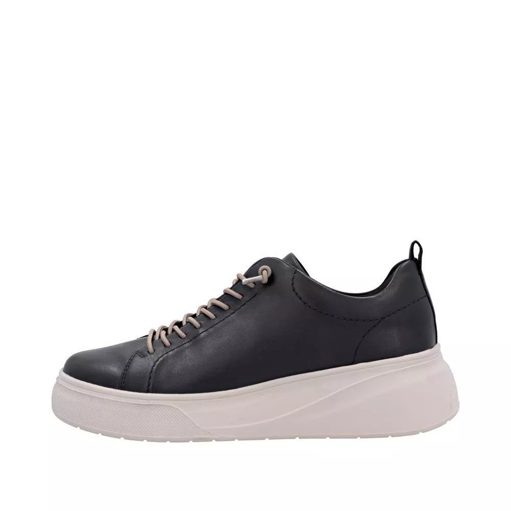 Półbuty RIEKER W2301-00 black