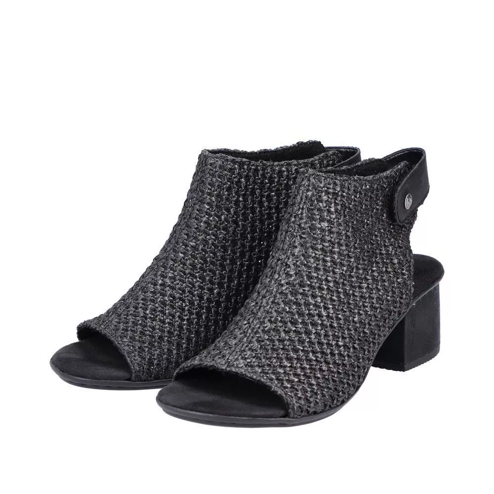 Sandały RIEKER 64670-00 black