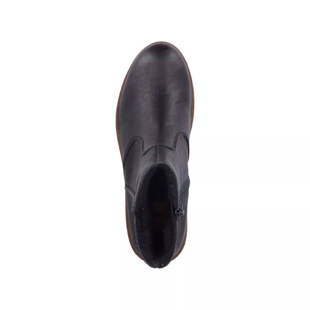 Botki RIEKER X9165-00 black