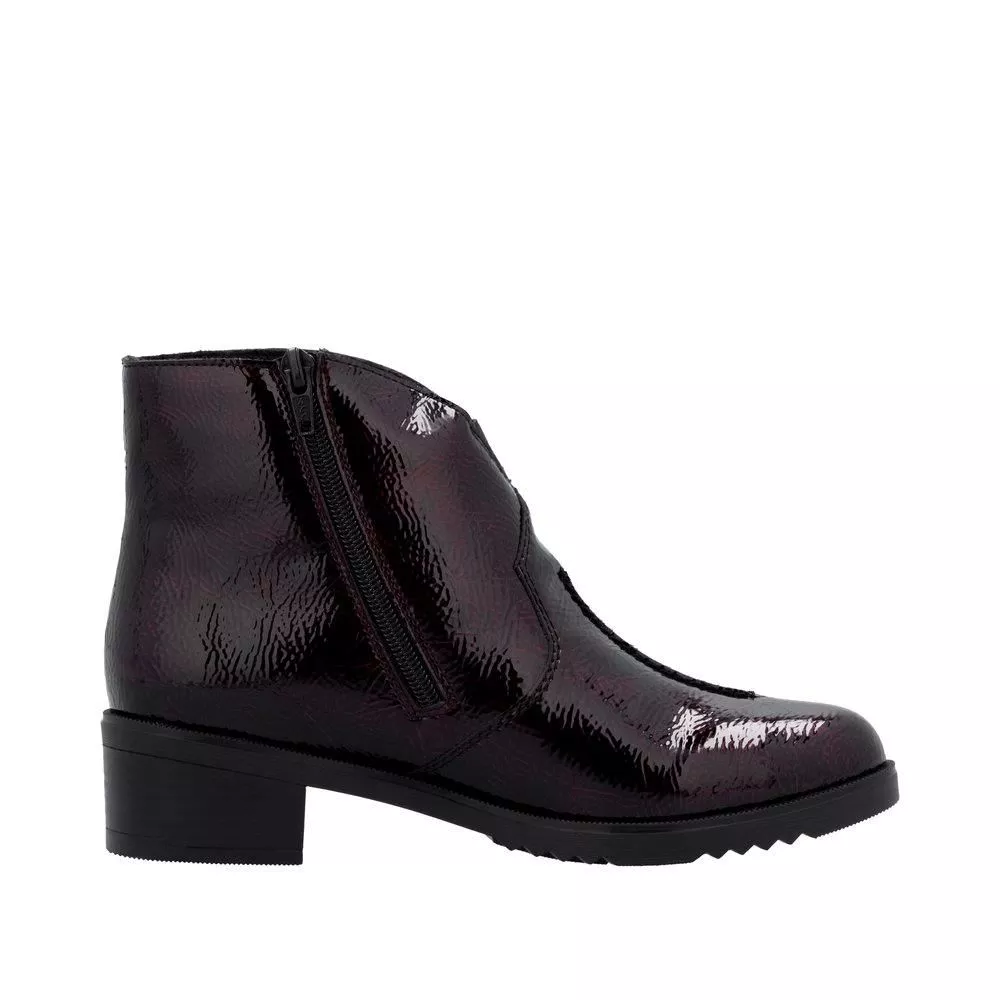 Botki RIEKER Y0553-35 red