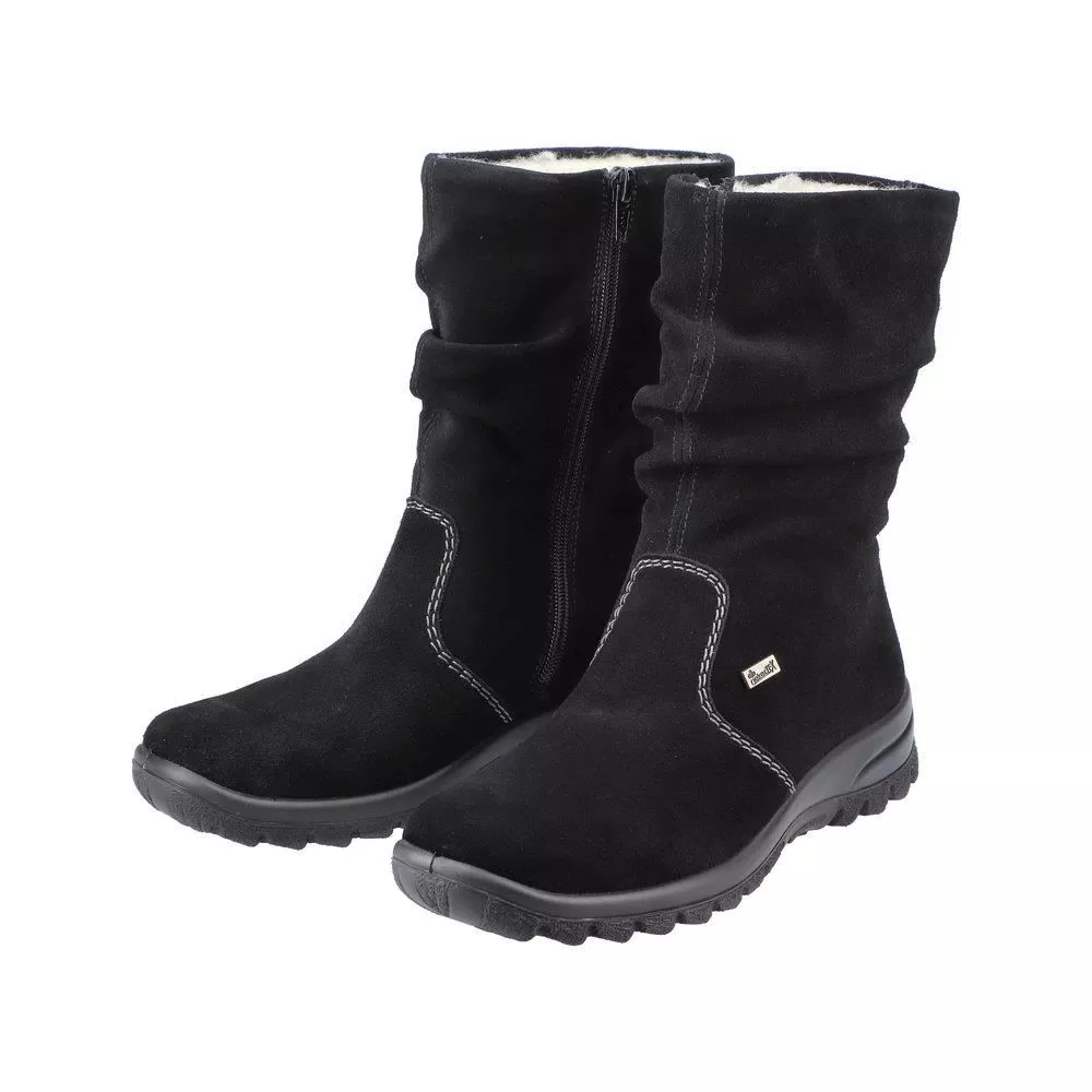 Botki RIEKER Z7171-01 black