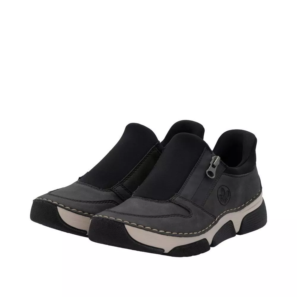Półbuty RIEKER 45965-45 grey