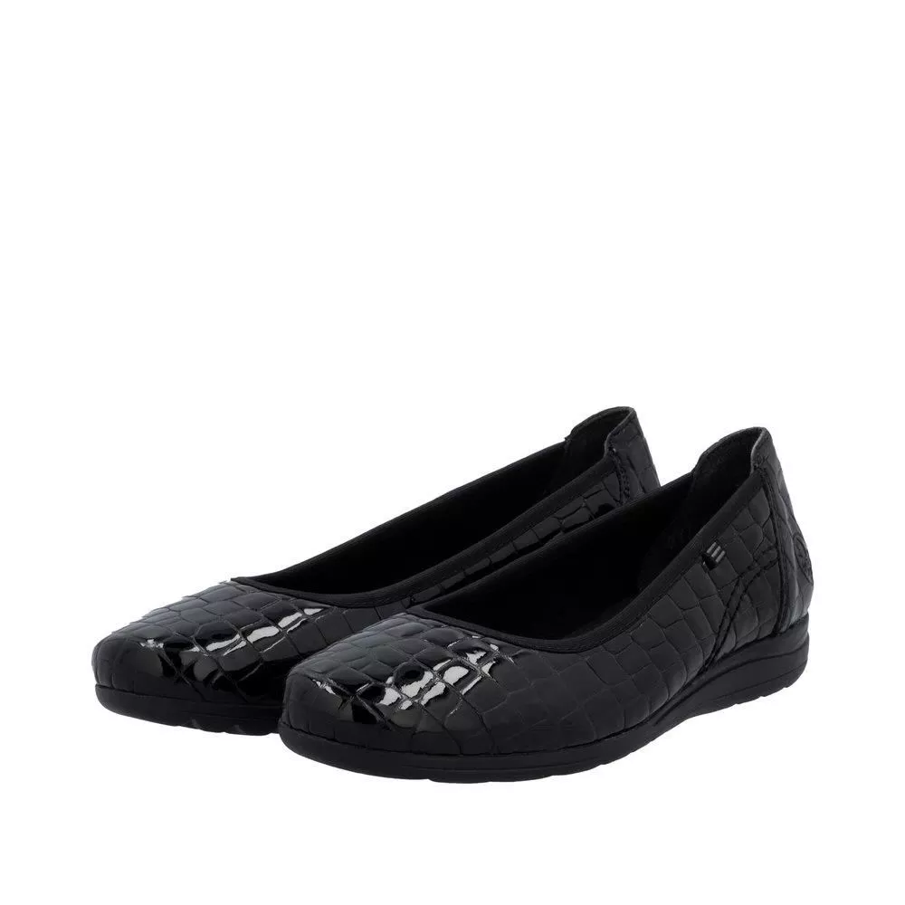 Czółenka RIEKER L9350-01 black
