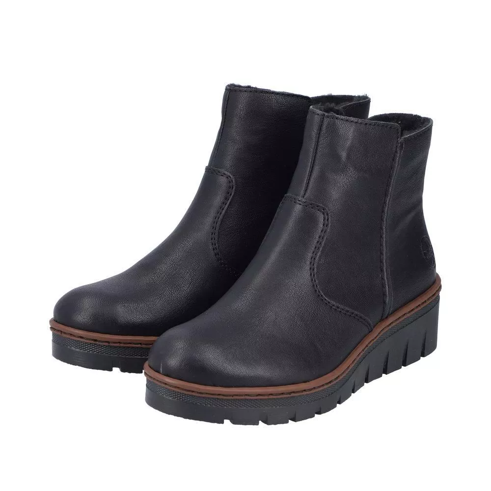 Botki RIEKER X9165-00 black